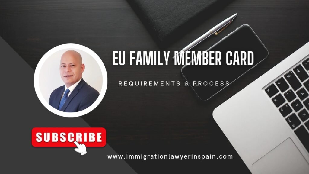 EU family member card