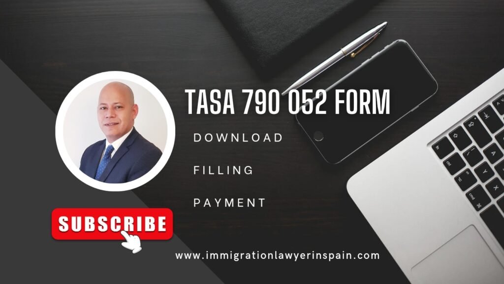 Tasa 790 052 form